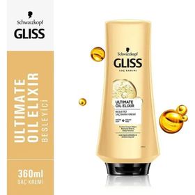 Gliss Ultimate Oil Elixir Besleyici 360 ml Saç Kremi