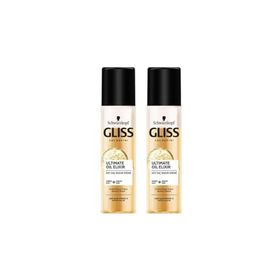 Gliss Ultimate Oil Elixir Besleyici Durulanmayan 200 ml x 2 Adet Sıvı Saç Kremi