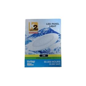 Global K2 KDL404 3W 3000K Günışığı Smd Yuvarlak Slim Led Panel
