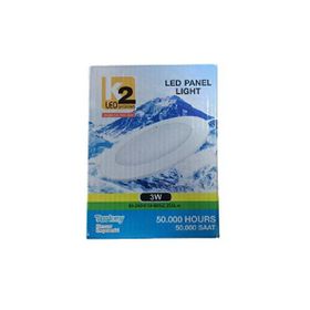 Global K2 KDL404 3W 3000K Günışığı Smd Yuvarlak Slim Led Panel