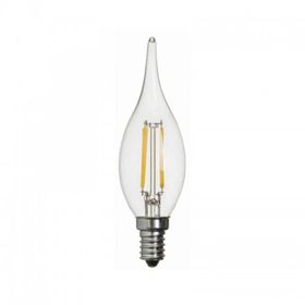 Global KES498 Günışığı 4W E14 Led Flamanlı Kıvrık Buji Ampul