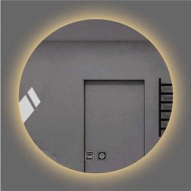Global Led Mirror 60 cm Dokunmatik Tuşlu Buğu Yapmayan Ledli Yuvarlak Banyo Aynası