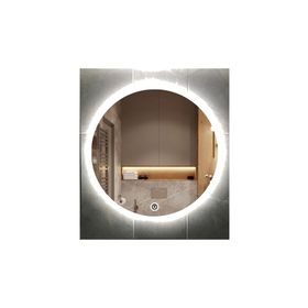 Global Led Mirror 60 cm Dokunmatik Tuşlu Buğu Yapmayan Ledli Yuvarlak Banyo Aynası