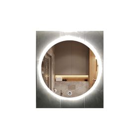 Global Led Mirror 60 cm Dokunmatik Tuşlu Buğu Yapmayan Ledli Yuvarlak Banyo Aynası
