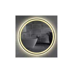 Global Led Mirror 85 cm Kumlamalı Yuvarlak Ledli Ayna