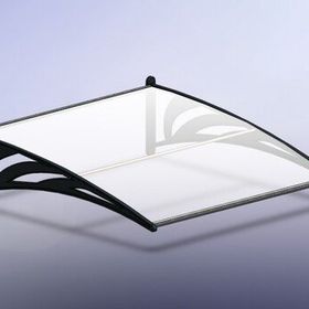 Global Tente 100x100 cm Beyaz Ana Kit Ekonomik Seri Kapı Üstü Sundurma