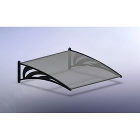 Global Tente 100x100 Gri Ana Kit Ekonomik Seri Kapı Üstü Sundurma