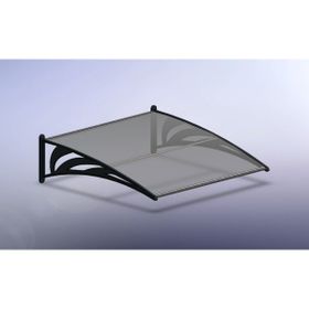 Global Tente 100x100 Gri Ana Kit Ekonomik Seri Kapı Üstü Sundurma