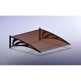 Global Tente 120x100 cm Bronz Ana Kit Ekonomik Seri Kapı Üstü Sundurma