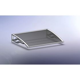 Global Tente 120x100 Gri Ana Kit Lüx Seri Kapı Üstü Sundurma