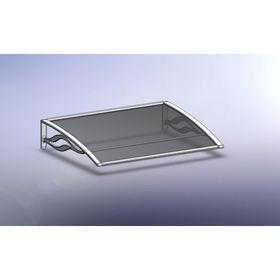 Global Tente 120x100 Gri Ana Kit Lüx Seri Kapı Üstü Sundurma