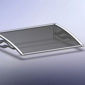 Global Tente 120x100 Gri Ana Kit Lüx Seri Kapı Üstü Sundurma
