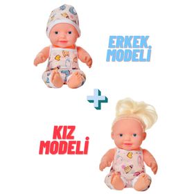 Global Toys Erkek ve Kız Modelli İngilizce Konuşan Ağlayan Oyuncak Bebek