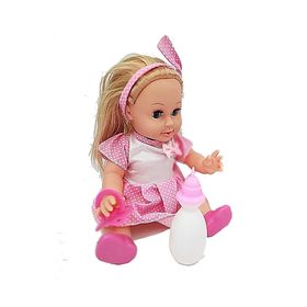 Global Toys GL100613 Pusetli Altını Islatan Konuşan Şarkı Söyleyen Bebek