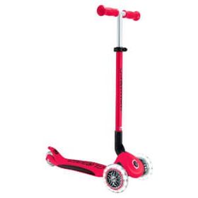 Globber 439-602 Elite Deluxe 3 Tekerlekli Katlanabilir Işıklı Kırmızı Scooter