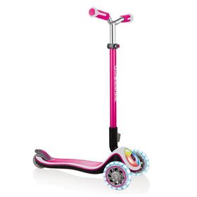 Globber 449-810 Pembe Elite Katlanan Full Işıklı Scooter