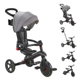 Globber Explorer 4in1 Siyah-Gri Katlanabilir Bisiklet