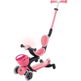 Globber Go Up Baby 360 Koyu Pastel Pembe Işıklı Scooter