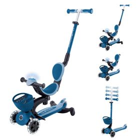 Globber Go Up Baby 360 Pastel Mavi Işıklı Scooter