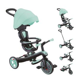 Globber Go Up Baby 360 Zeytin Yeşili Işıklı Scooter