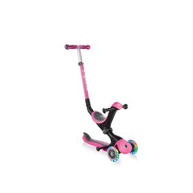 Globber Go Up Deluxe Işıklı Pembe Çocuk Scooter