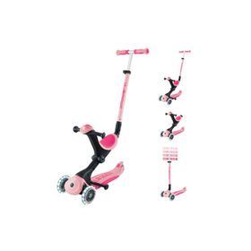 Globber Go Up Deluxe Pastel Pembe Işıklı Scooter