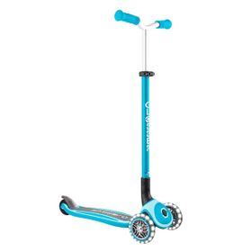 Globber Master 3 Tekerlekli Katlanabilir Işıklı Mavi Scooter