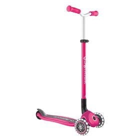 Globber Master Işıklı Fuşya Katlanabilir Scooter