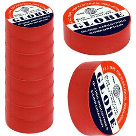 Globe 0.13x19 mm 10'lu Kırmızı İzole Bant