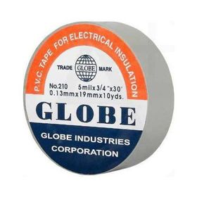 Globe Elektrik Bandı Gri 19 mm 1 Adet İzole Bant