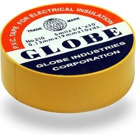 Globe Elektrik Bandı Sarı 19 mm 1 Adet İzole Bant