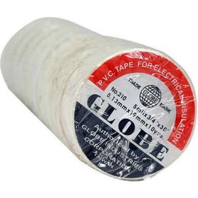 Globe Plastik Izole 10'lu Paket Beyaz Elektrik Bandı