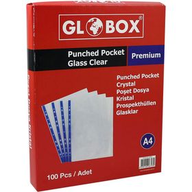 Globox 100'lü Cristal Poşet Dosya