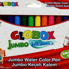 Globox 12 Renk Jumbo Keçeli Kalem Seti