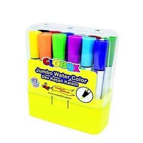 Globox 12 Renk Jumbo Keçeli Kalem Seti