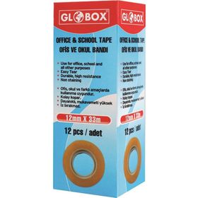 Globox 12x33 Şeffaf Bant