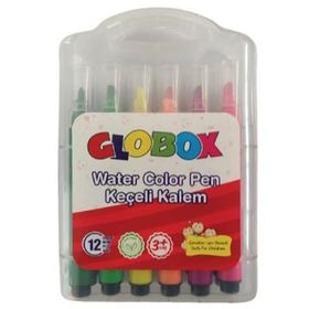 Globox 3382 12'li Plastik Kutu Keçeli Kalem