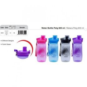 Globox 3554 600 ml Siyah Water Bottle Matara