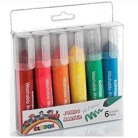 Globox 6'lı Jumbo Keçeli Kalem