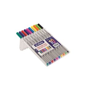 Globox Fineliner Karışık Renk 10'lu Keçe Uçlu Kalem