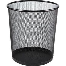 Globox Metal Delikli Siyah 11 lt Çöp Kovası