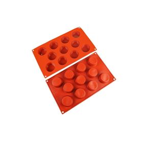 Globy 11'li Silikon Yuvarlak Tartolet, Kurabiye Kalıbı