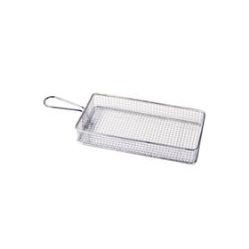 Globy 21.5x10.5 cm Metal Cipslik, Patates Ve Atıştırmalık Sunum Sepeti