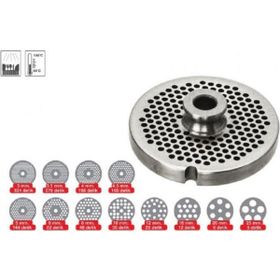 Globy 22/10 mm Salvador Paslanmaz Kıyma Makinesi Aynası Kıyma Makinesi Süzgeci