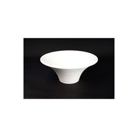 Globy 28x12 cm Beyaz Konik Kase