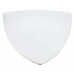 Globy 44 cm Beyaz Üçgen Sunum Tabak