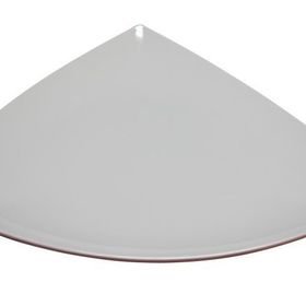 Globy 44 cm Beyaz Üçgen Sunum Tabak
