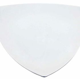Globy 44 cm Beyaz Üçgen Sunum Tabak