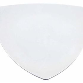 Globy 44 cm Beyaz Üçgen Sunum Tabak