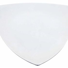 Globy 44 cm Beyaz Üçgen Sunum Tabak